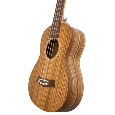Honolua Ukuleles Honu Limited Edition Zebrawood Tenor Ukulele HO-31ZW w/Bag image 3
