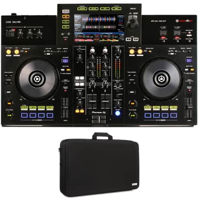 Pioneer DJ DJM-400 & CDJ-400 Pair Limited Black Blue + Custom Case