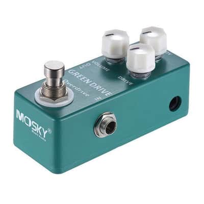 Mosky Audio Green Drive Overdrive Guitar Effect Pedal Massive sustain overdrive True Bypass image 2