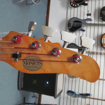 US Masters Guitar Works 4-String Bass Guitar with Original Hard Case image 5