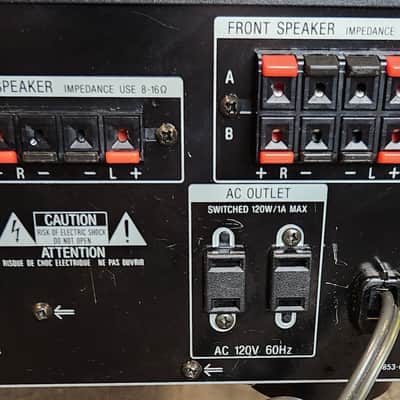 Sony Sony STR-AV770 i vintage Audio/Video Control Center 90s  - Black image 11