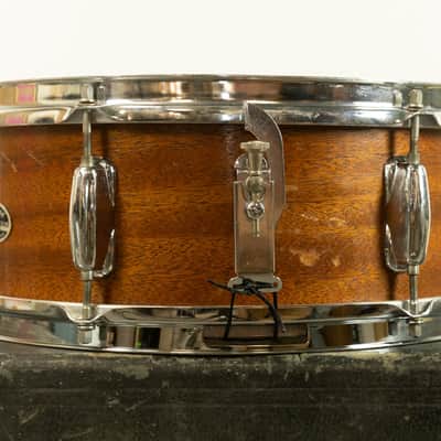 1970s Slingerland 5x14 Natural Mahogany Student Snare Drum image 2