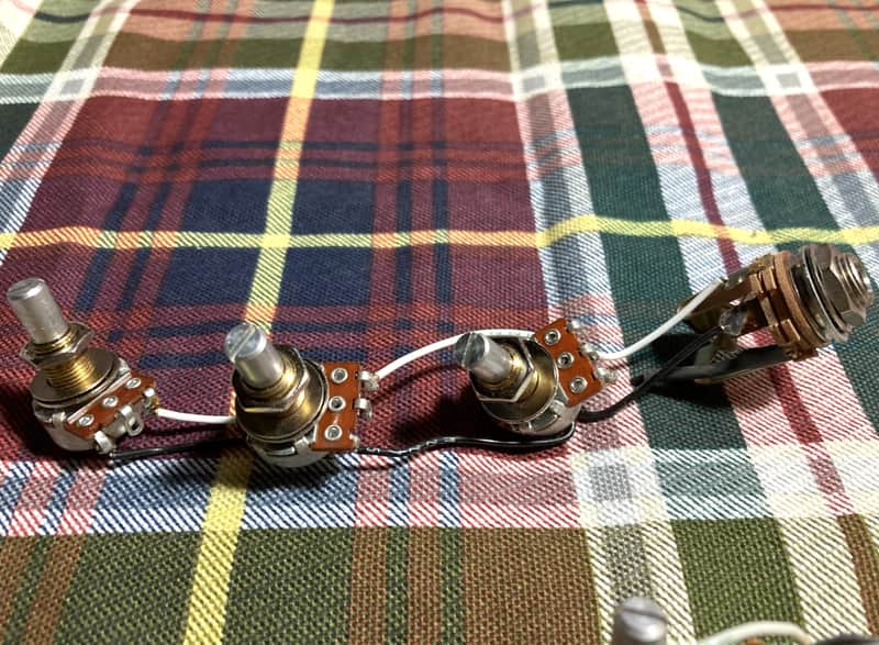 Genuine EMG Harness for Fender Stratocaster~ Volume & Tone Pots, 25k, Dime-Size image 1
