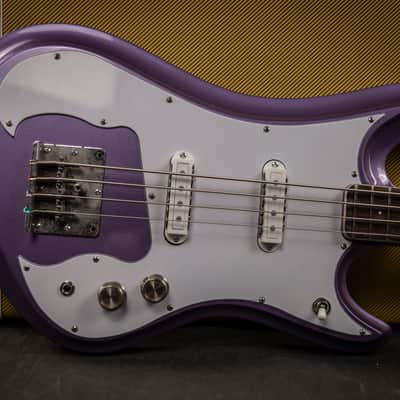 Guyatone EB-9 Sharp 5 1960s - Lavender Metallic image 2