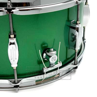 George Way Tuxedo Studio Snare Drum 14x7 Elbaite Green image 3