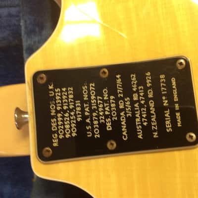 Baldwin Vibraslim w/Burns pickups and tremolo Made In England 1967 image 5