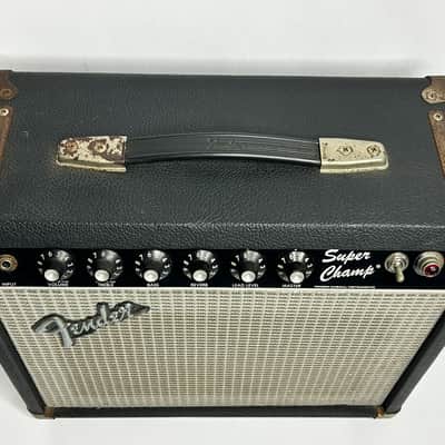 1982 Fender Super Champ 18-Watt 1x10" Guitar Combo - first year! Old tubes -Ratt-iCal tone Fender Super Champ 18-Watt 1x10" Guitar Combo 1982 - 1986 - Black image 7