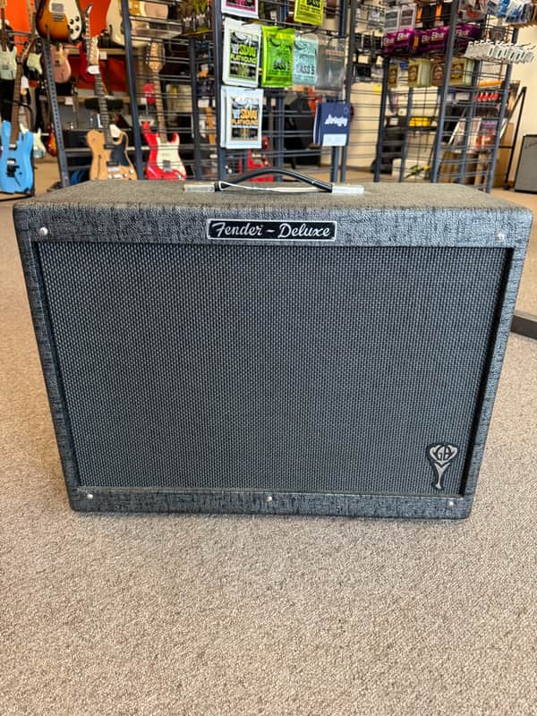 Fender GB Hot Rod Deluxe 112 Enclosure George Benson Signature 100-Watt 1x12" Guitar Speaker Cabinet 2013 - Present - Gray image 1