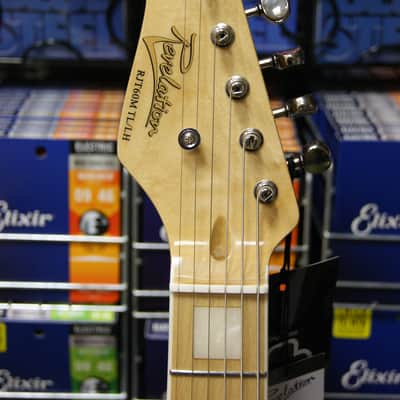 Revelation RJT60M TL semi acoustic guitar in greenburst L/H image 15