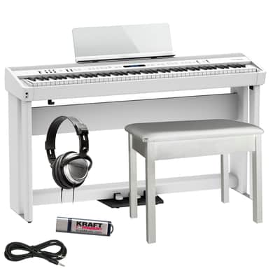 Roland FP-90X Digital Piano - White COMPLETE HOME BUNDLE