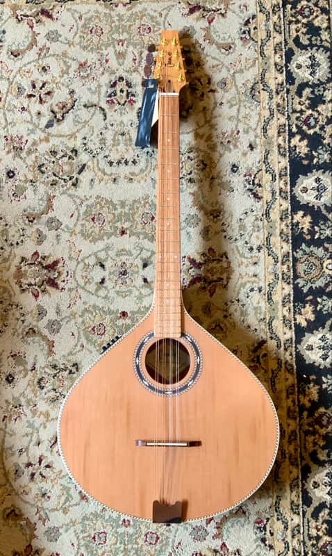 Carvalho PTB308 Irish Bouzouki Cedar pickup & case Bild 1