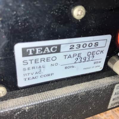 PLEASE READ ENTIRE AD!!! TEAC 2300S 1/4" 4-Track Reel to Reel Tape Deck Recorder 1970s - Silver image 8