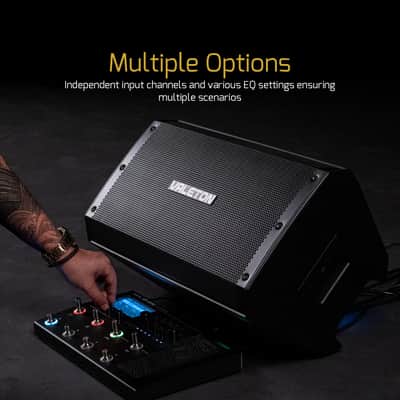 Valeton 10 inch, 2-Way FRFR 1300-Watt Active Speaker for Guitar, Bass, Multi FX and Amp Modelers(Shipping from US,UK,EU local Warehouse) image 6