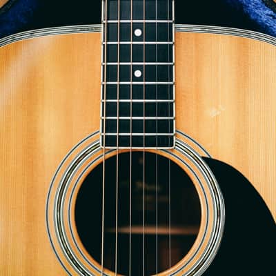 1981 K.Yairi YW-500P – Handcrafted in Japan | Solid Top | D-45 Style | Original Hard Case image 4