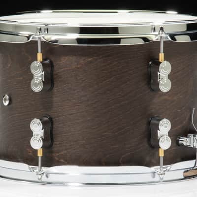 PDP Limited Edition Dry Maple 8x12 Snare Drum Dark Walnut Finish image 3