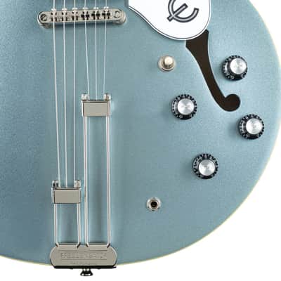 Epiphone Riviera Pelham Blue - Semi Acoustic Guitar image 9