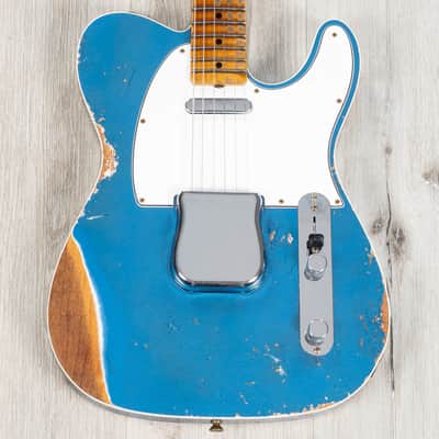 Mint Fender Custom Shop 1965 Telecaster Custom Heavy Relic Guitar, Lake Placid Blue image 4