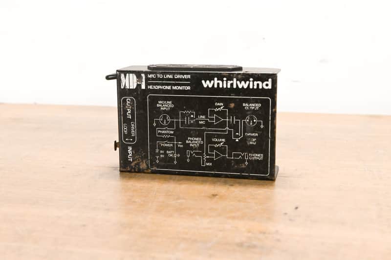 Whirlwind Whirlwind MD-1 Portable Mic Preamp / Line Driver & Headphone Monitor
