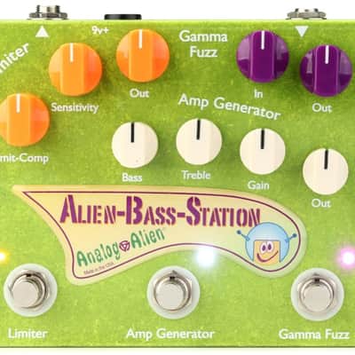 Analog Alien Bass Station Compressor Amp Fuzz Bass Guitar Multi-Effect Pedal image 1