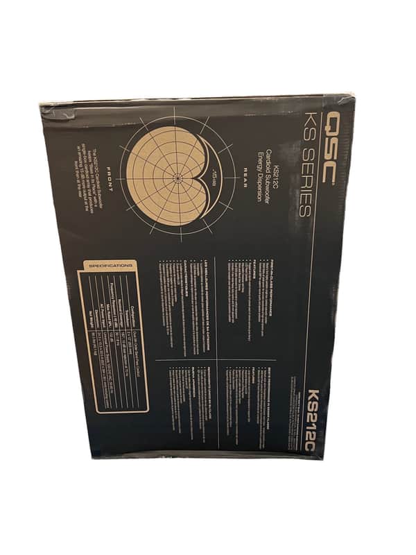 QSC KS212C 3600-Watt Dual 12" Active Cardioid Subwoofer image 1