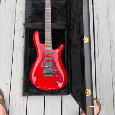 Spector (Kramer Era) NS-6 Neckthru Late 1980’s Trans Red Stain image 13