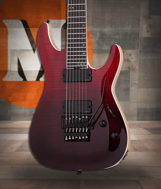 Schecter C-7 FR SLS Elite - Blood Burst (1374) image 1