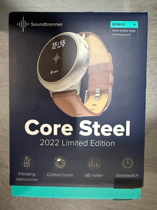 Soundbrenner Core Steel 2022 Limited Edition (1 of 777) - Near Mint, Complete image 1
