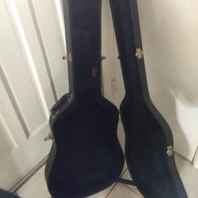 Fender BG29 NAT Acoustic/Electric Bass with Hard Case image 9