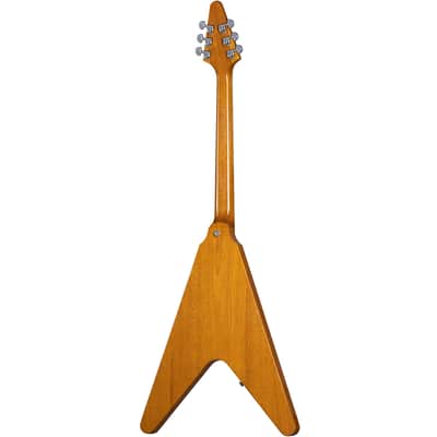 Gibson 70s Flying V Electric Guitar - Antique Natural image 3