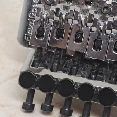Floyd Rose- Charvel So-Cal 1000 Series Double-Locking Tremolo Bridge w/ 37 Brass Block- Chrome- New Pulloff image 11