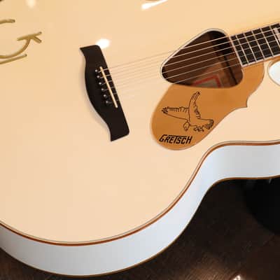 Rare! 2006 Gretsch G6022CWFF White Falcon Rancher MIJ Acoustic Guitar + OHSC image 6