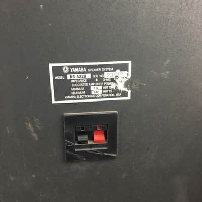 Vintage very rare Yamaha NS-A220 3-Way Tower 140W Speakers Stereo image 10