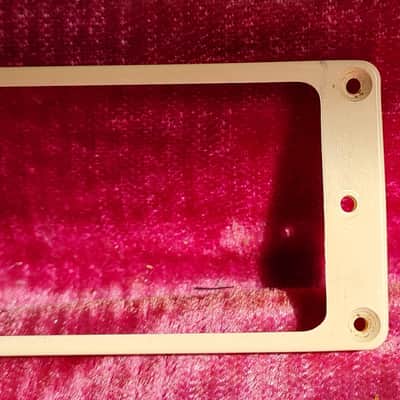 MINT 1958 Gibson Les Paul standard white pickup ring surround - ORIGINAL image 7