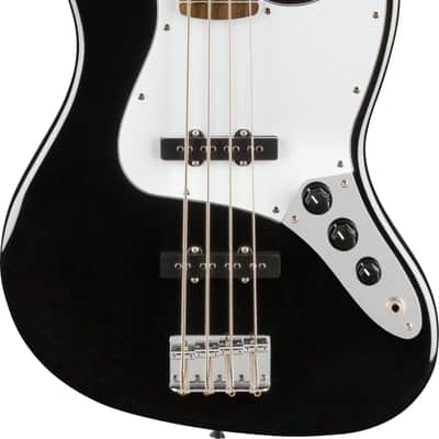Squier Affinity Jazz Bass - Black (Laurel Fingerboard) image 5