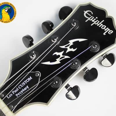 Epiphone Les Paul Custom Prophecy EX 2008 - Trans Black **New Bone Nut** image 15