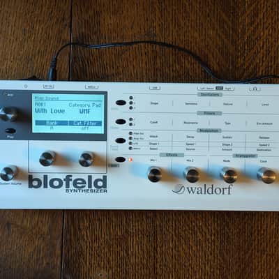 Waldorf Blofeld Desktop Synthesizer (White) - w/ Box & Accessories