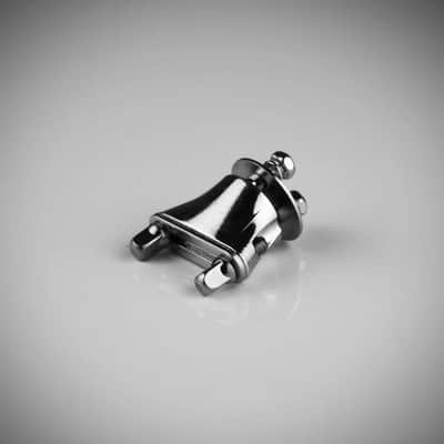 INDe SBM SBMini Snare Strainer and 12mm Vertical Butt Plate Set - Chrome image 3