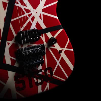 EVH 5150 Striped Series - Red/Black/White image 3