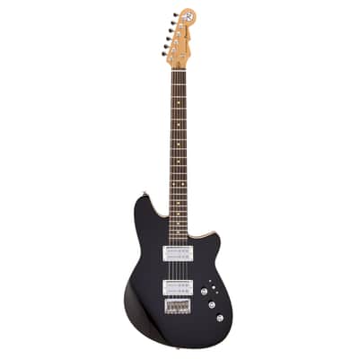 Reverend Descent Baritone Electric Guitar Midnight Black image 2