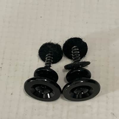 2020's China Jackson JS Series Dinky Guitar Factory Black Oversize Strap Buttons image 2