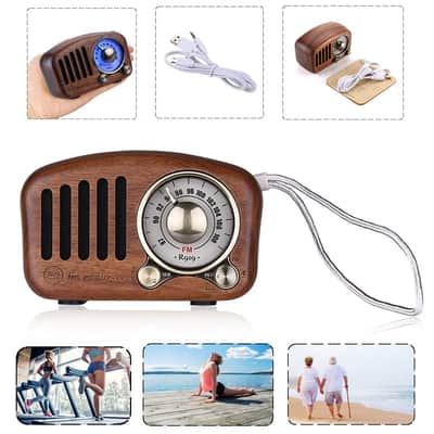 Vintage Radio-red image 12