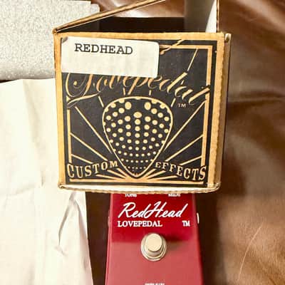 SUPER RARE MIB Lovepedal RedHead V2 ⚡️HIGH GAIN ⚡️2010 - Red - Limited Edition - Original Owner image 3