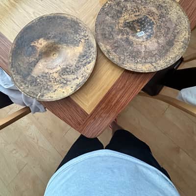 Meinl 15" Byzance Vintage Pure Hi-Hat (Pair) 2010 - Present - Un-Lathed image 5