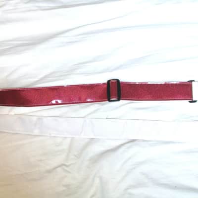 ALEXIS Pink Sparkle Glitter guitar STRAP new - Shiny, Shimmering image 4