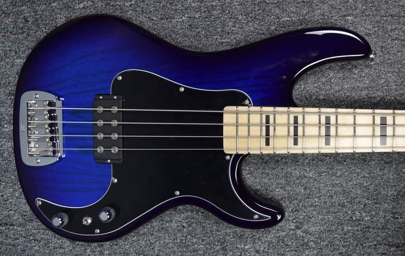 G&L Kiloton 4, Blue Burst with Ash Body and Maple Neck and Fretboard *On Order ETA=December 2020 image 1