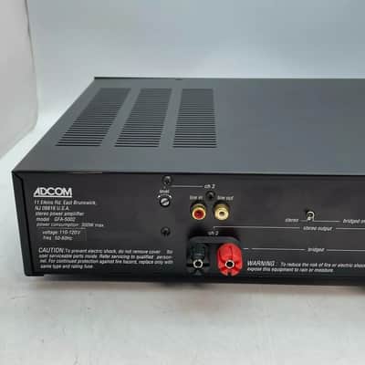ADCOM GFA-5002 Stereo 2 Channel Power Amplifier 50WPC TESTED WORKS image 6