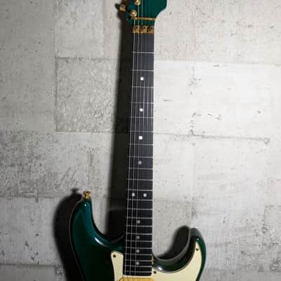 Valley Arts M Series Super Strat 80-90s Trans Aqua / Emerald Green image 3