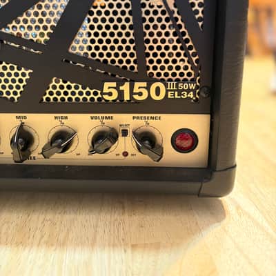 EVH 5150 III EL34 3-Channel 50-Watt Guitar Amp Head 2017 - Present - Black image 11