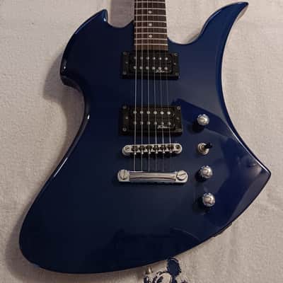 B.C. Rich Platinum Mockingbird - Trans Blue image 2