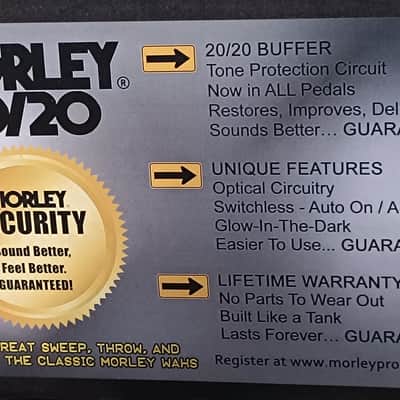 Morley 20/20 Wah Lock 2020 - Present - Orange image 6
